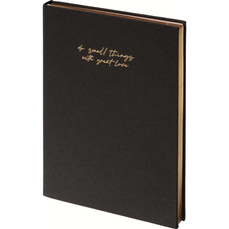 Ежедневник недатированный черный, А5 136 л., Plan your life, ATTACHE