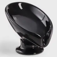 Мыльница SAVANNA Essence, керамика, чёрная