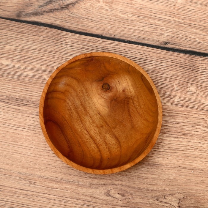 Миска 15х15х4 см, тиковое дерево Миска 15х15х4 см, тиковое дерево