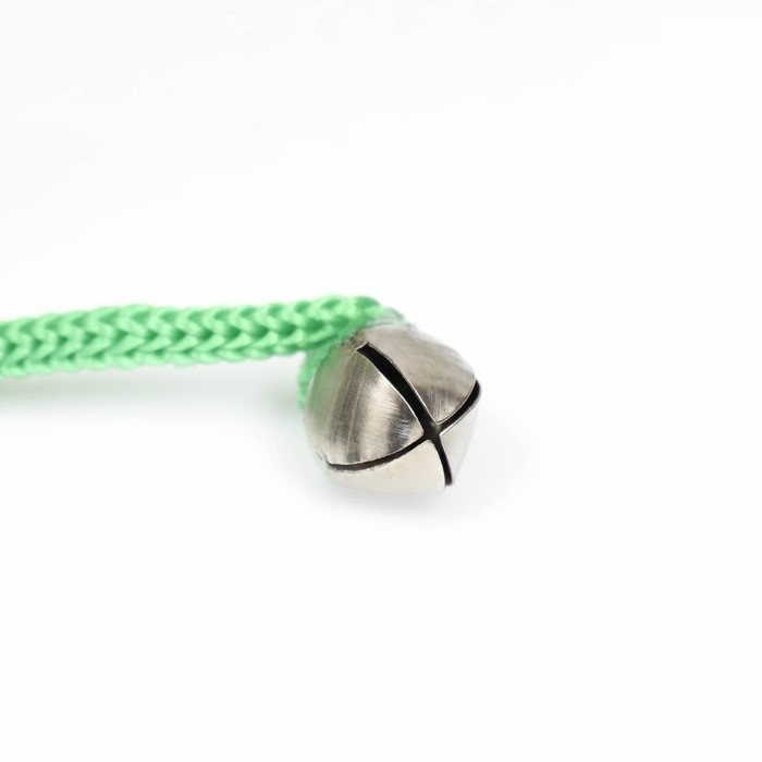 Шарик-мышь из текстиля, 4,2 см, зелёная Шарик-мышь из текстиля, 4,2 см, зелёная