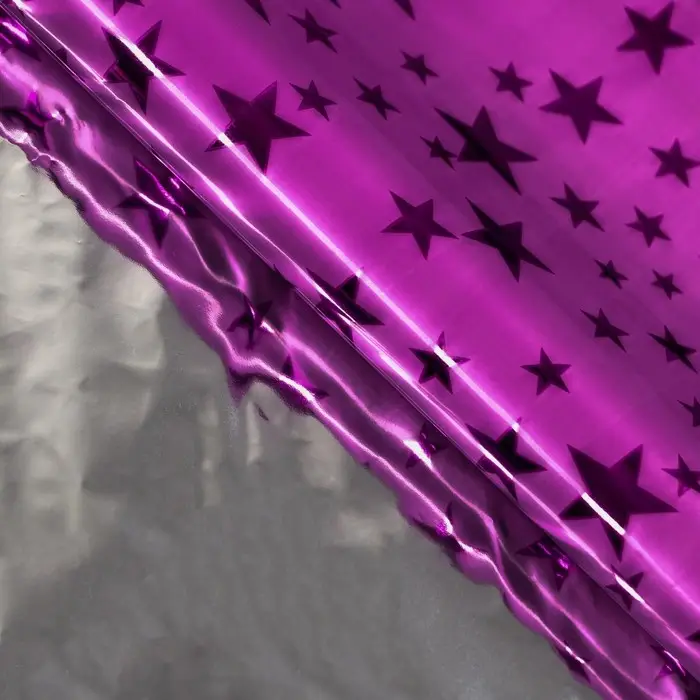 Пленка голография «Звёзды», фиолетовый, 70×100 см