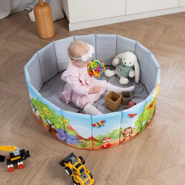 Сухой бассейн  Сухой бассейн "Сафари", складной, без шариков ДМФ-МК-02.61.02