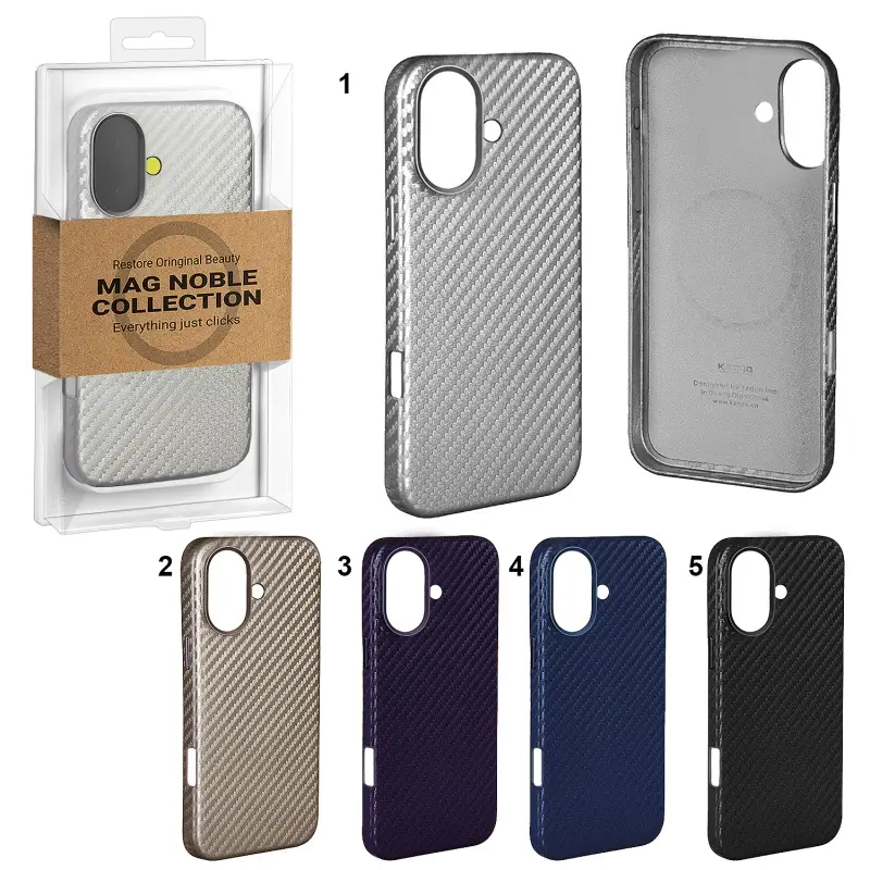 Чехол для iPhone 16 Mag Noble Collection Carbon K-DOO