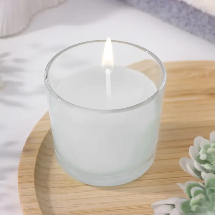 Свеча ароматическая в стакане АЛАНИЯ Свеча ароматическая в стакане АЛАНИЯ "Морской бриз", 5,5 см