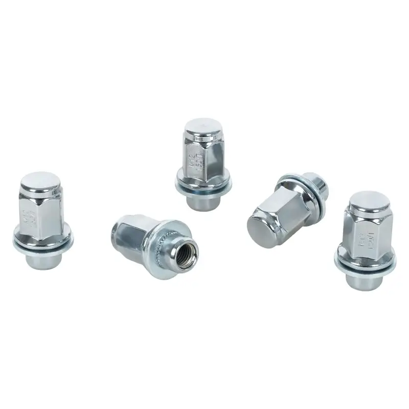 Гайка колесная M12x1,5x47, несъемная шайба, ключ 21, закрытая, хром для а/м Toyota/Lexus