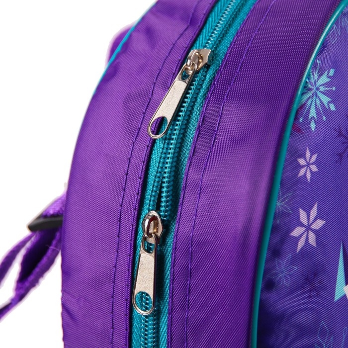 Рюкзак детский, отдел на молнии, 21 x 9 x 26 см "Эльза", Холодное сердце