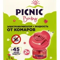Комплект фумигатор+жидкость от комаров, Picnic baby