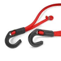 Резинка крепления груза 80 см х 8 мм, 2 шт (пластик.крючки) AVS TL-03