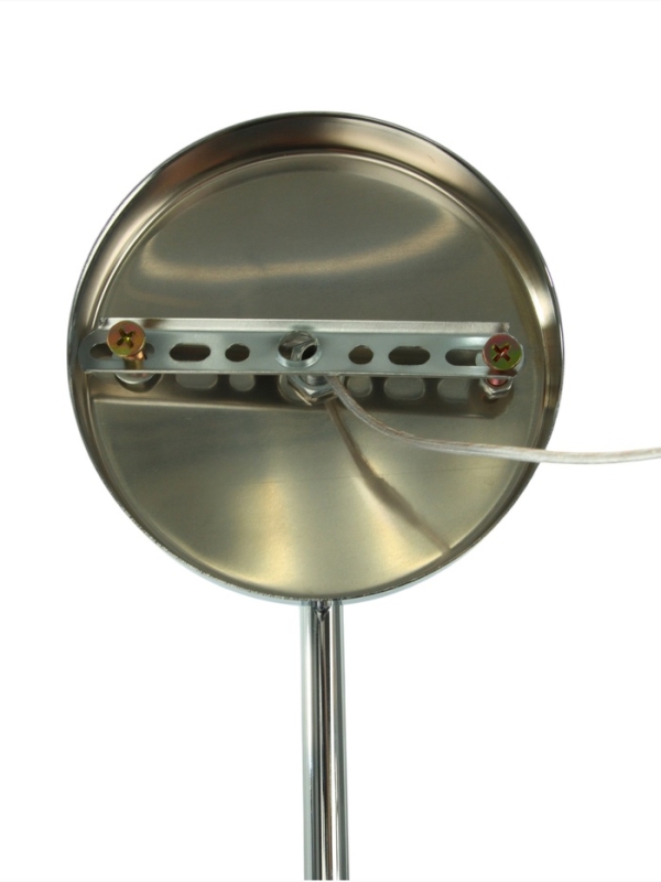 Бра «Кейти» 1х40Вт Е27 серебро 23х14х47+80см