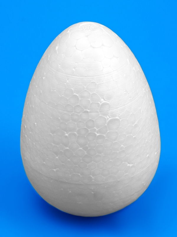 Набор заготовок из пенопласта, Яйцо, 10 см, 2 шт