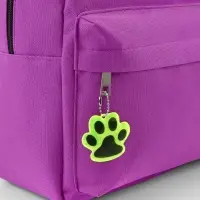 Светоотражающий элемент &laquo;Лапка&raquo;, двусторонний, 5.5&times;4.8 см, цвет жёлтый