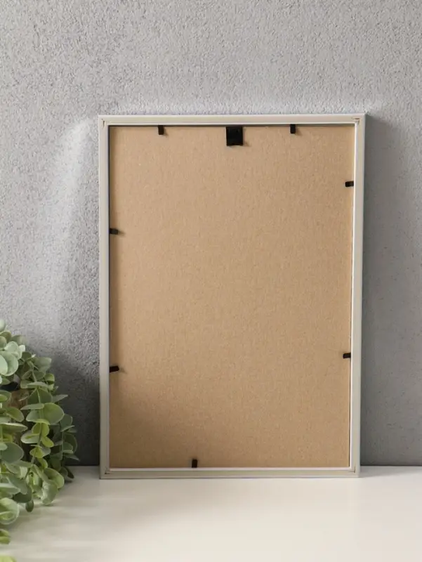 Фоторамка для фото " Lumo" 21х30 см,  набор 3 шт, (пластиковый экран), серебро