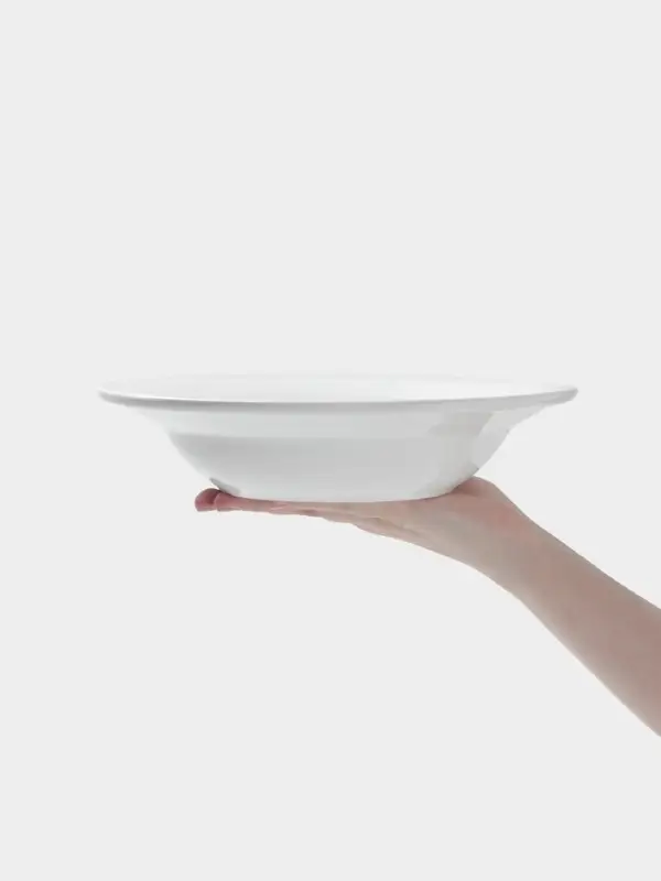 Тарелка глубокая Hanna Kn&ouml;vell, 1.03 л, d=25.5 см, фарфор, белая