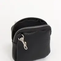 Сумка женская кросс-боди TEXTURA на молнии, 16&times;7&times;17 см, чёрная