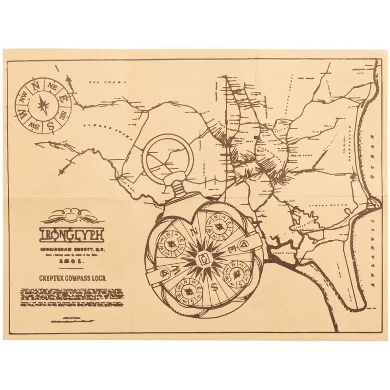 Флешка &laquo;Криптекс&raquo;&reg; Compass Lock, 64 Гб