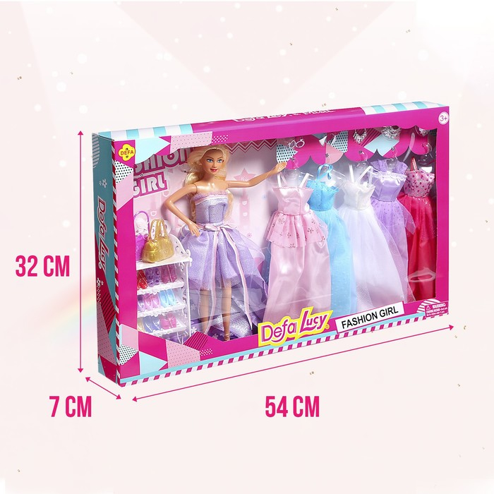 Кукла-модель «Тина» с набором платьев, с аксессуарами, МИКС Кукла-модель «Тина» с набором платьев, с аксессуарами, МИКС