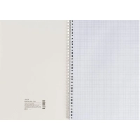 Бизнес-тетрадь Attache Cristal,80л,клет,А4,спир,обл.мел.карт