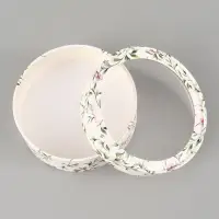 Коробка подарочная с окном With love, 16&times;16&times;5 см, круглая