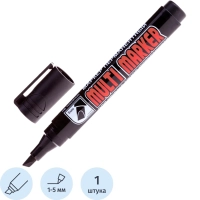 Маркер перманентный Crown Multi Marker&nbsp;5 мм скошенный черный