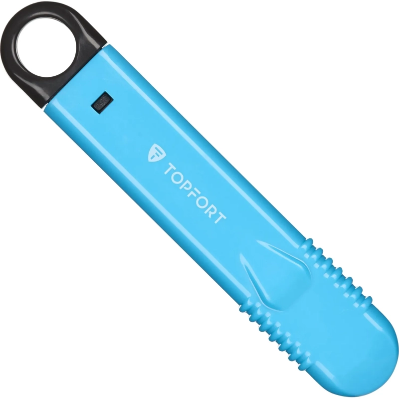 Нож безопасный Topfort для вскрытия упак.матер.,19мм трапец.,пластик ABS