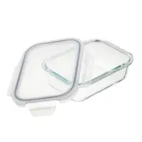 VETTA Набор контейнеров для продуктов на защелках 3пр, 370мл, 600мл, 1000мл, жаропрочное стекло