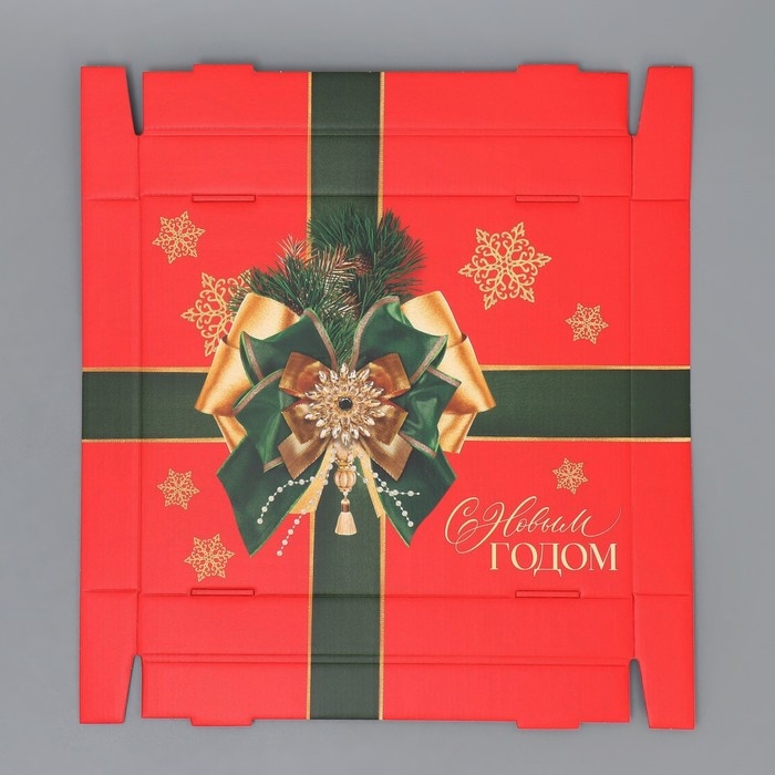 Коробка подарочная новогодняя складная «Роскошный новый год», 31.2 х 25.6 х 16.1 см Коробка подарочная новогодняя складная «Роскошный новый год», 31.2 х 25.6 х 16.1 см