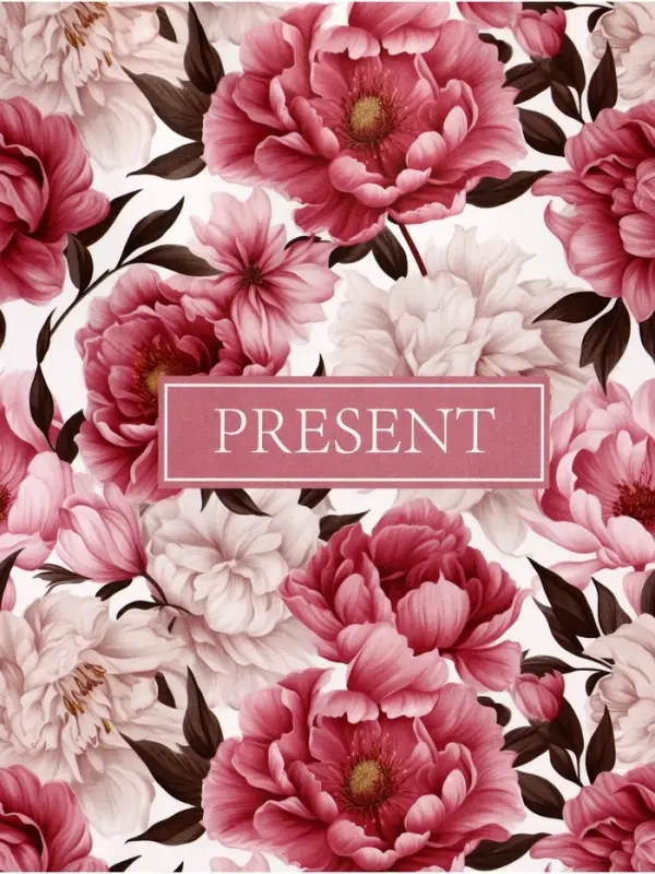 Пакет подарочный крафт «Цветы», 18×8×25 см