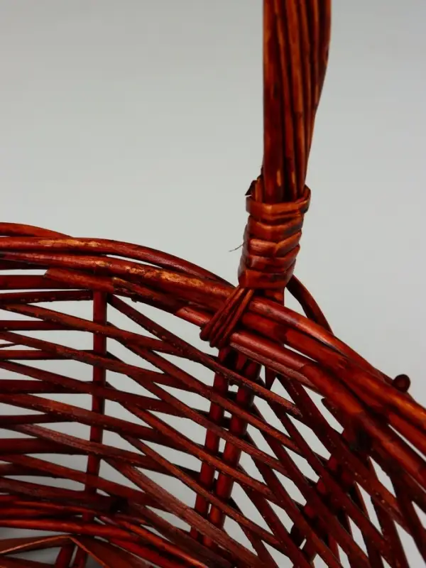 Корзина плетеная (ива): 42х32хН13НН40, 1 шт., коричневый