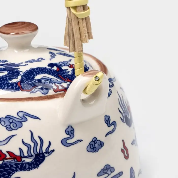 Чайник заварочный &laquo;Синий дракон&raquo;, 900 мл, с металлическим ситом