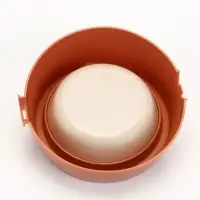 Лего-миска для животных с наклоном &laquo;Фокси&raquo; 300 мл, цвет кирпичный