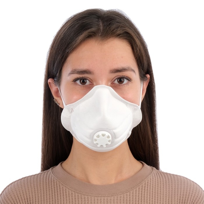 Полумаска фильтрующая формованная с клапаном  Полумаска фильтрующая формованная с клапаном "Исток" FFP1