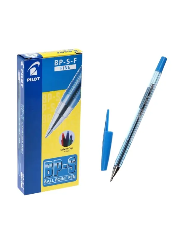 Ручка шариковая Pilot. BP-SF, синий стержень, узел 0.7 мм, на масляной основе, металлический наконечник