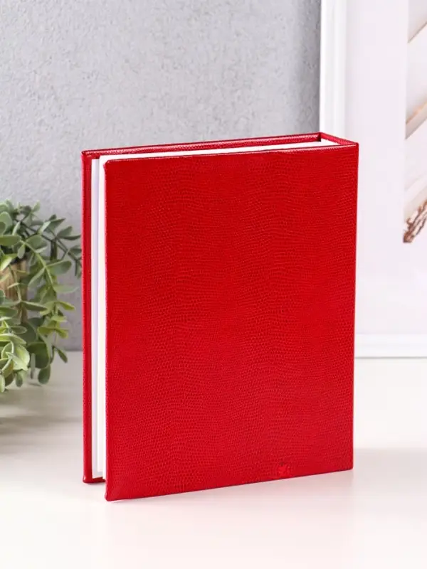 Фотоальбом Делюкс 200 фото 10X15см, красный, ПП карм. Фотоальбом Делюкс 200 фото 10X15см, красный, ПП карм.