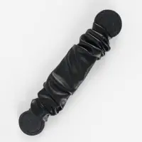 Ручка для сумки, пришивная, 18&times;3.5 см, чёрная