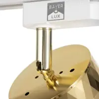 Светильник трековый BayerLux Simple &laquo;Алисер&raquo; GU10, 220 В, 7.5&times;7.5&times;20 см, золото