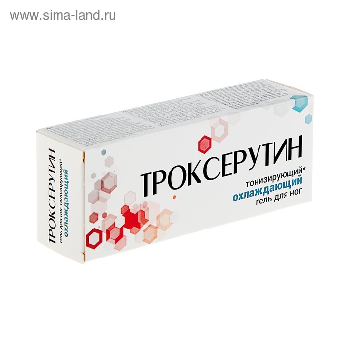 Гель для ног ТРОКСЕРУТИН охлаждающий тонизирующий, 50 мл Гель для ног ТРОКСЕРУТИН охлаждающий тонизирующий, 50 мл