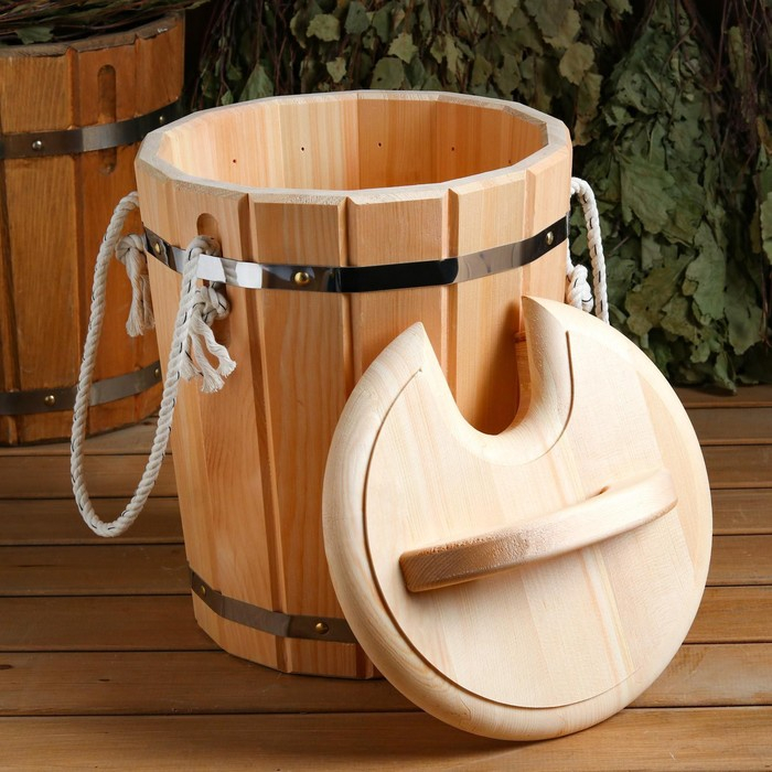 Запарник 10л. КЕДР , с крышкой Запарник 10л. КЕДР , с крышкой