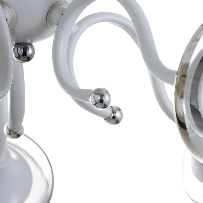 Люстра Люстра " Эмма" 5хЕ27 40Вт белый 51х51х25см BayerLux