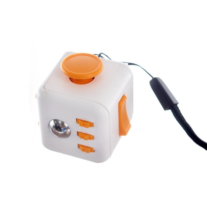 Фиджет кубик антистресс «При отсутствии праздничного настроения», на блистере, новогодний