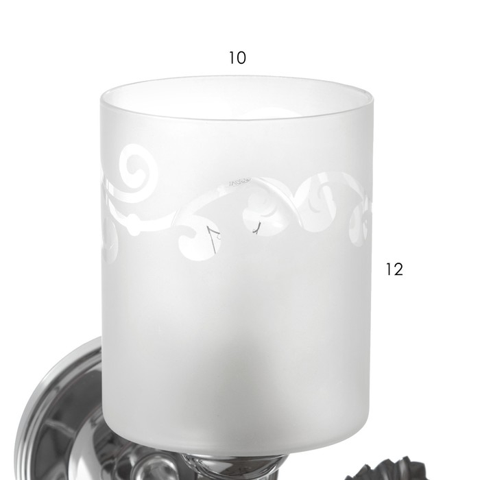 Бра 1186/1CR E27 40Вт хром 20х12х15 см