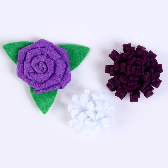 Набор для творчества: декор из фетра и набор бусин «Цветочный аромат» Набор для творчества: декор из фетра и набор бусин «Цветочный аромат»