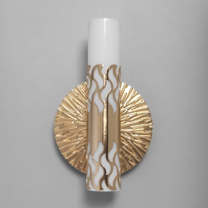 Бра "Минора" LED 3000К золото 21,5х15х15см