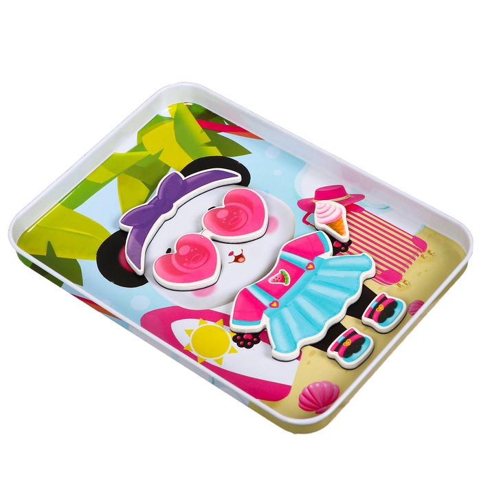 Магнитный набор «Жаркие каникулы», в жестяной коробке Магнитный набор «Жаркие каникулы», в жестяной коробке