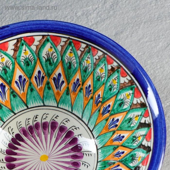 Коса Риштанская Керамика  Коса Риштанская Керамика "Узоры", 18 см, большая,  микс