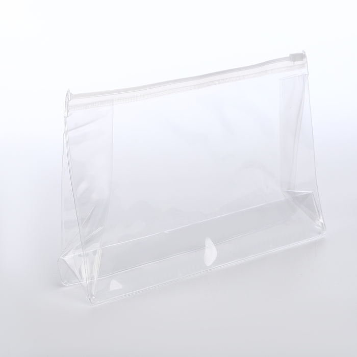 Косметичка с застёжкой зип-лок, цвет прозрачный Косметичка с застёжкой зип-лок, цвет прозрачный