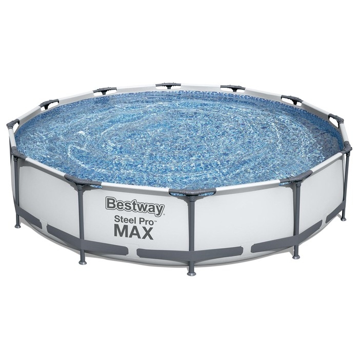 Бассейн каркасный Steel Pro MAX, 366 х 76 см, фильтр-насос, 56416 Bestway Бассейн каркасный Steel Pro MAX, 366 х 76 см, фильтр-насос, 56416 Bestway