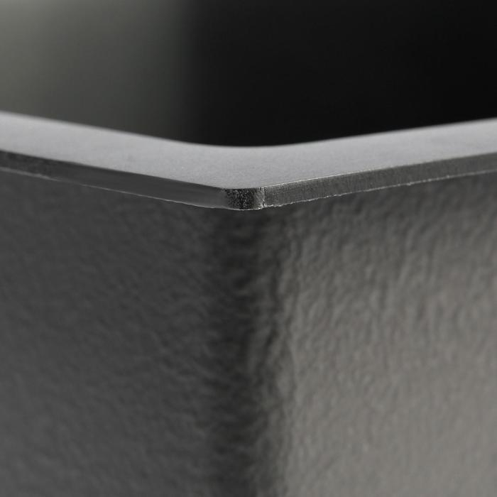 Мойка кухонная AFLORN AF96045F, врезная, S=3,0 и 0,8 мм, 60х45х20 см, сифон, графит Мойка кухонная AFLORN AF96045F, врезная, S=3,0 и 0,8 мм, 60х45х20 см, сифон, графит