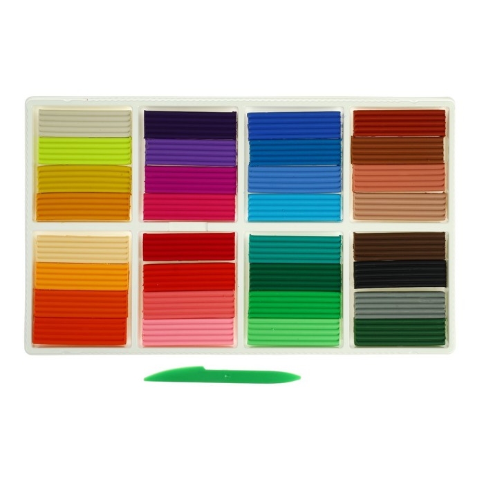 Пластилин 32 цвета Луч  Пластилин 32 цвета Луч "Классика", 640 г