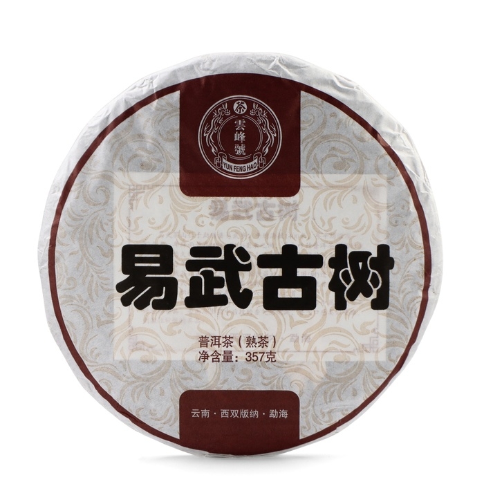 Чай китайский  Чай китайский "Шу Пуэр Дерево Иу", уезд Мэнхай, 2018 г, блин, 357 г