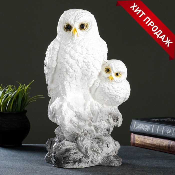 Копилка  Копилка "Совы полярные" 20х18х33см